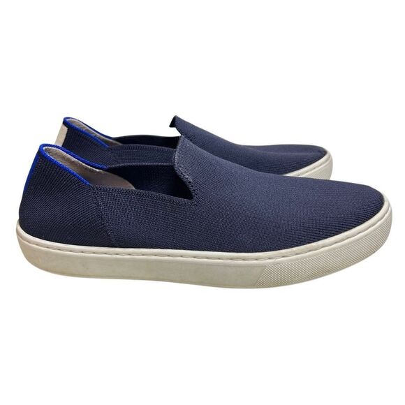 Rothy’s The Original Slip On Sneakers Navy Blue - Picture 4 of 9